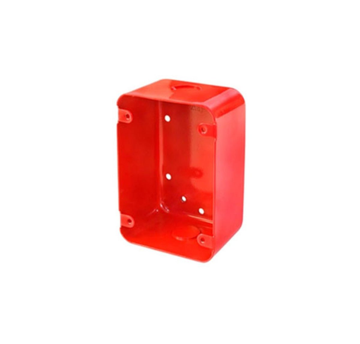 Silent Knight PS-BB back box for alarm systems, shown in a neutral setting, designed for secure installation.