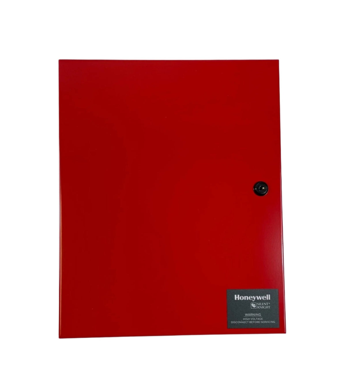 Silent Knight 5496 intelligent power supply unit, featuring robust design and multiple connection ports for security system applications.