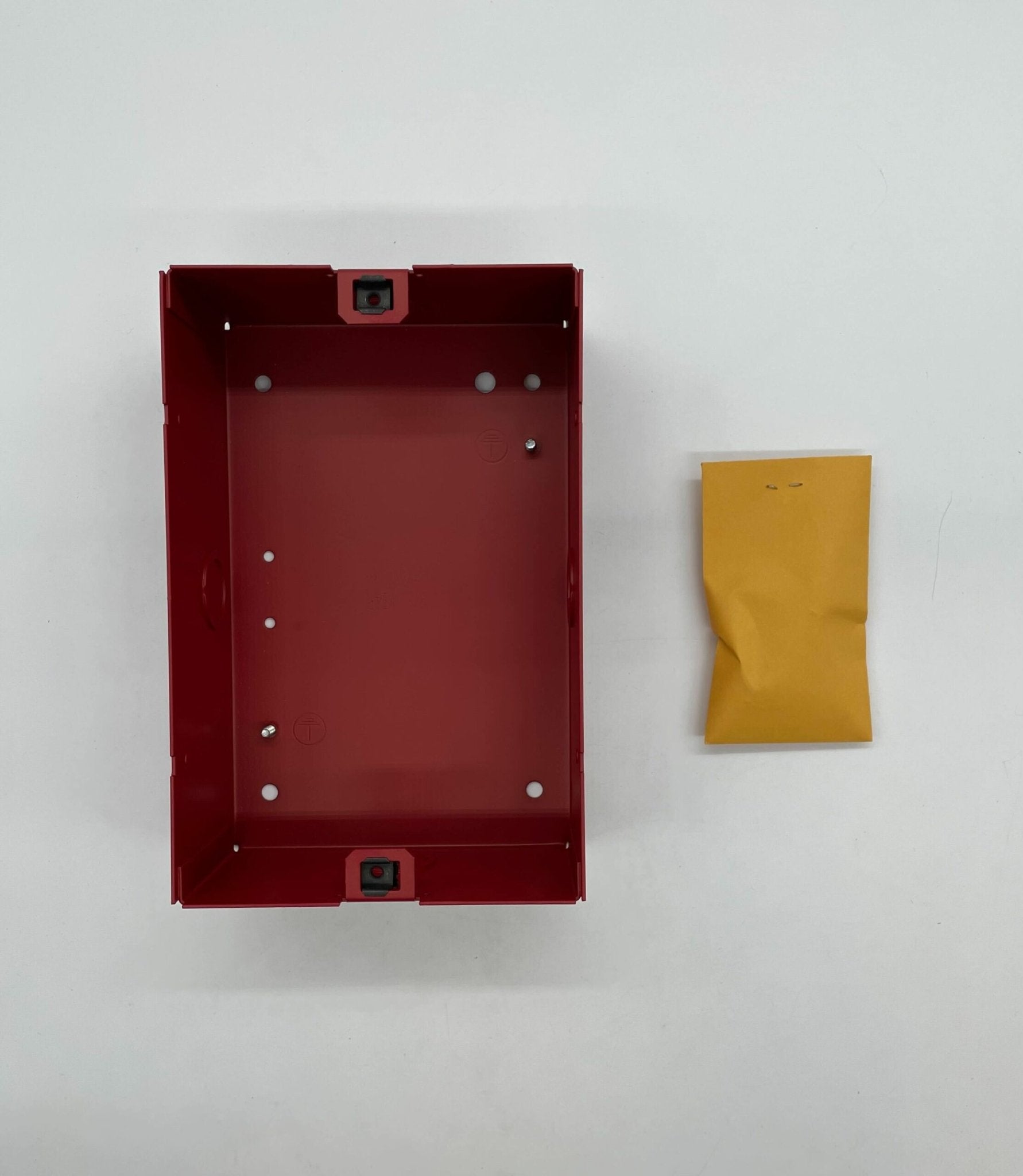 Simplex Device Red Back Plate NEW Simplex 2975-9145 Back Box Assembly - Red  A/V Metal Security Device Simplex Combo Change
