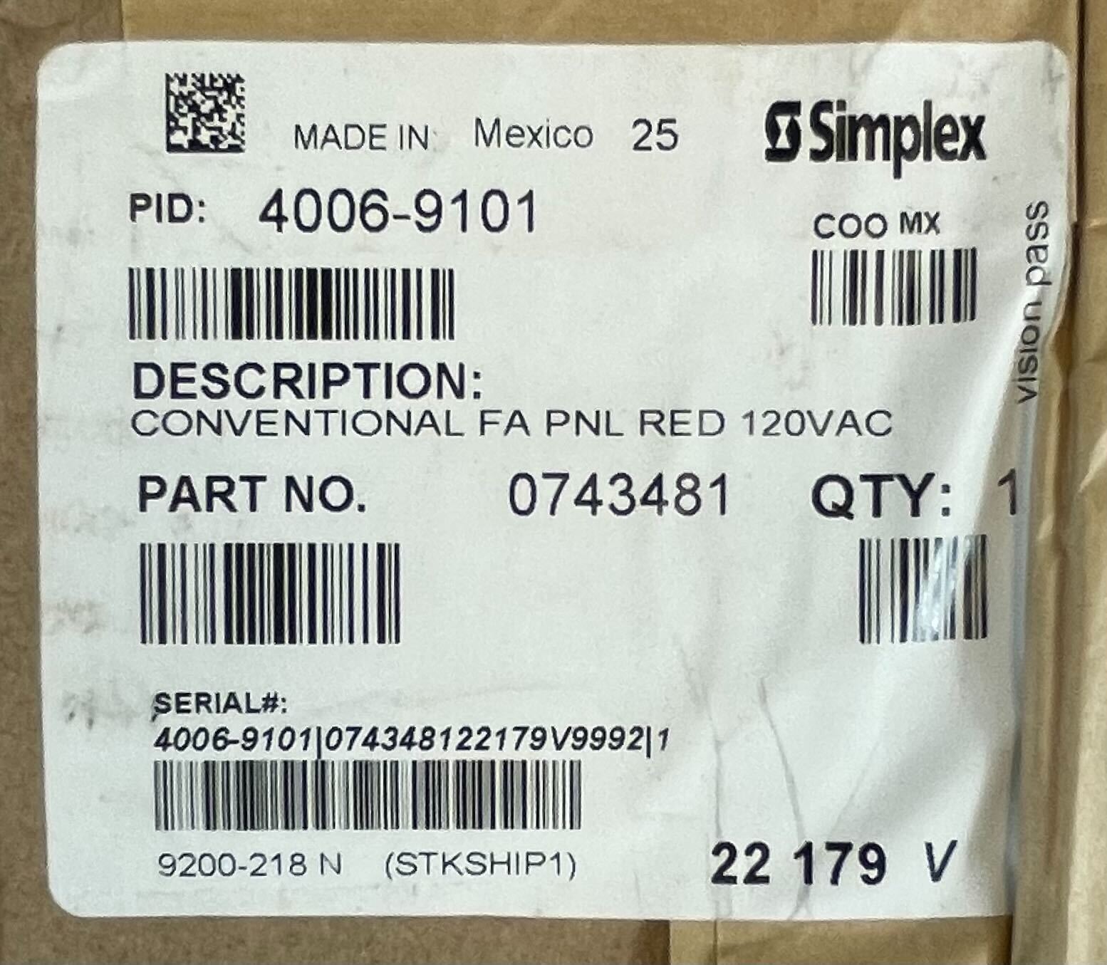 Simplex4006 - 9101