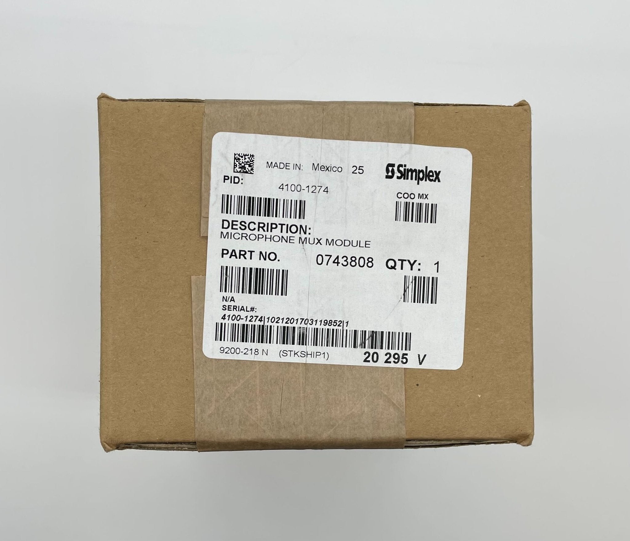 Simplex4100 - 1274