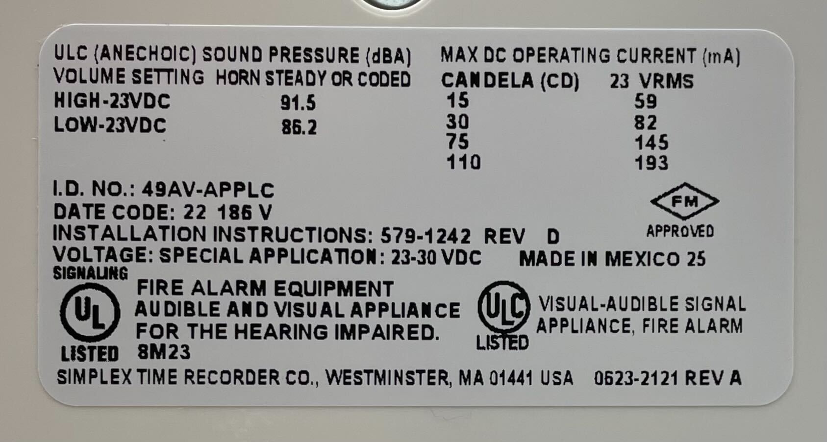 Simplex49AV - APPLC