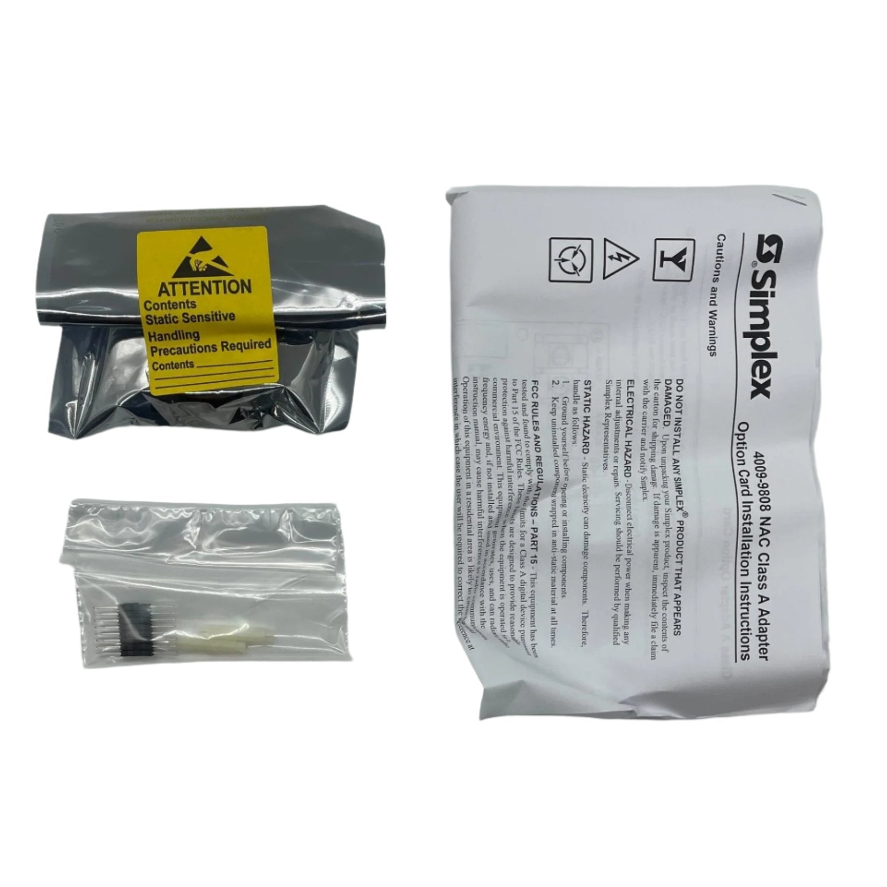 Simplex 4009-9808 fire alarm with visible alarm components and wiring, designed for building safety and fire detection.