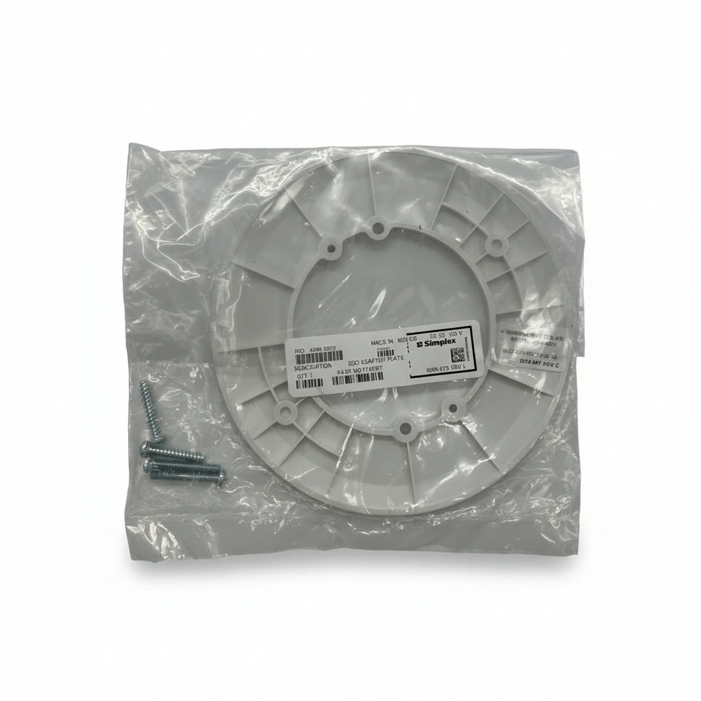 Simplex 4098-9832 fire alarm sensor, ULC-certified system sensor with wiring and connection components.