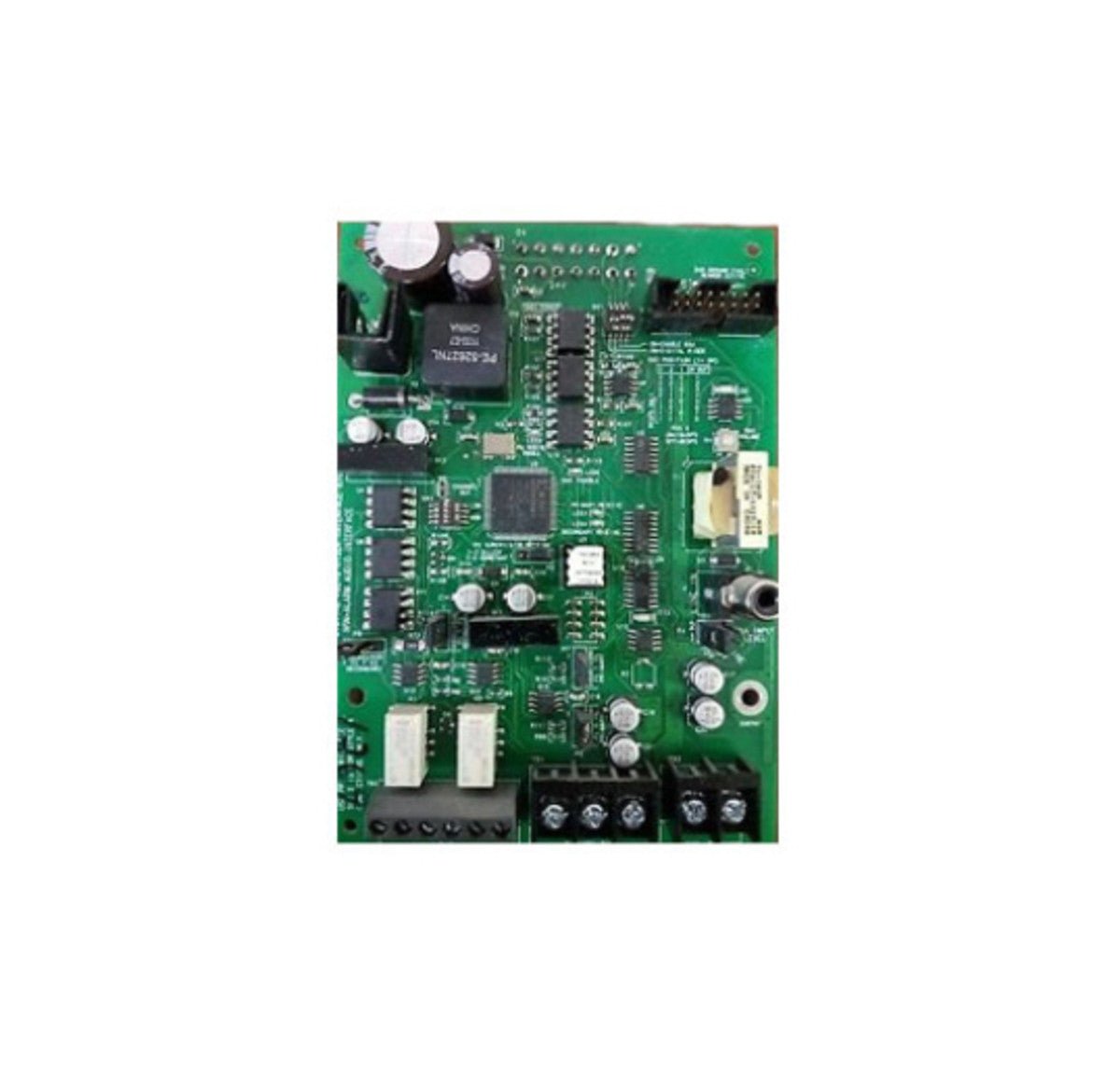 Simplex 4100-0623 fire alarm sensor with ULC certification, mounted on wall, part of Simplex fire alarm system.