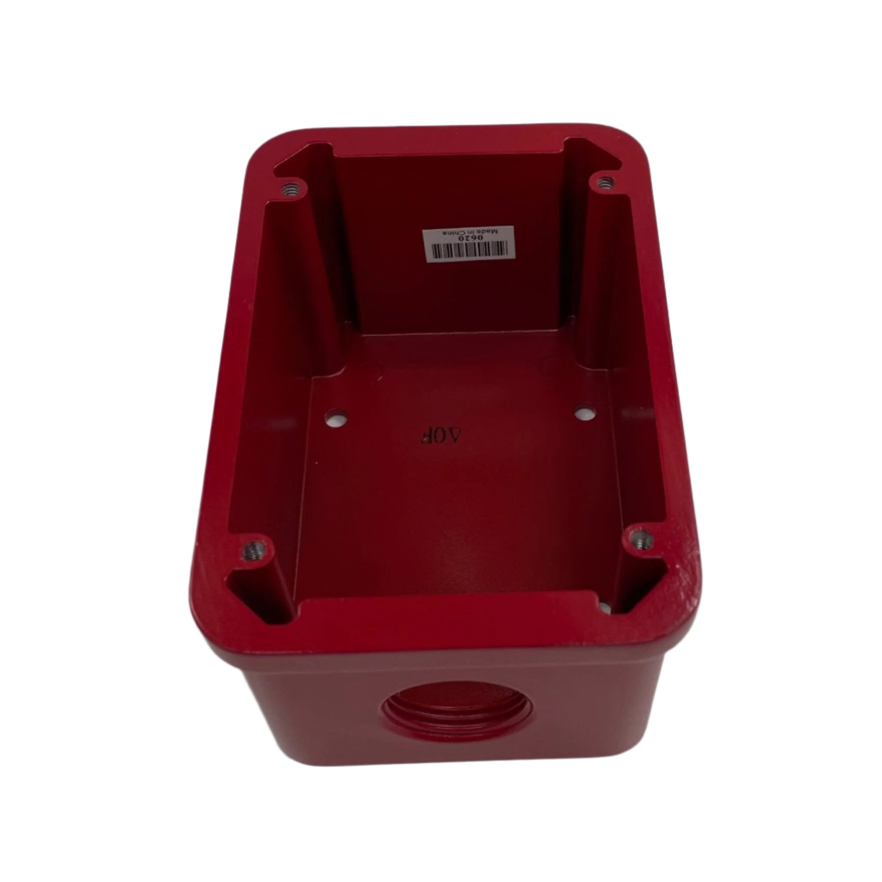 Simplex 2975-9211 fire alarm with white plastic casing and mounting bracket, designed for building safety systems.