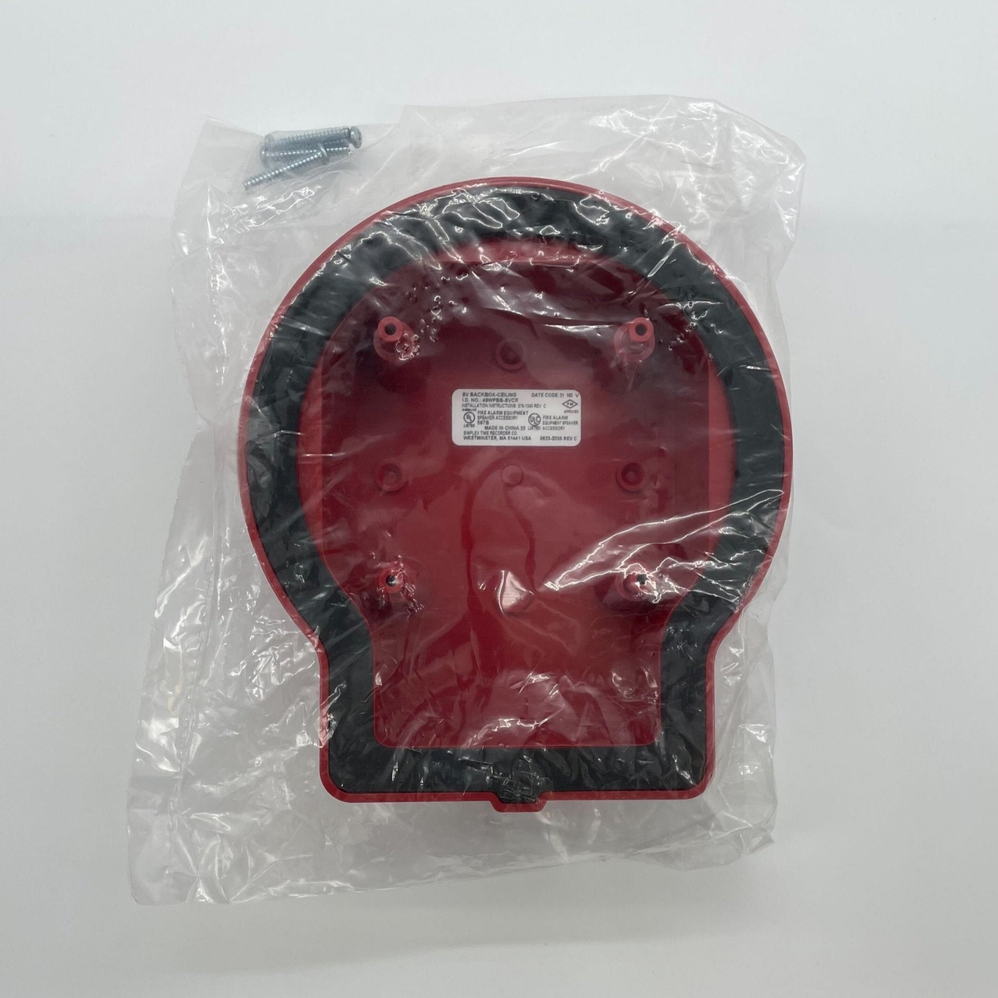 Simplex 49WPBB-SVCR backbox, weatherproof electrical enclosure with vented design, suitable for outdoor electrical installations.
