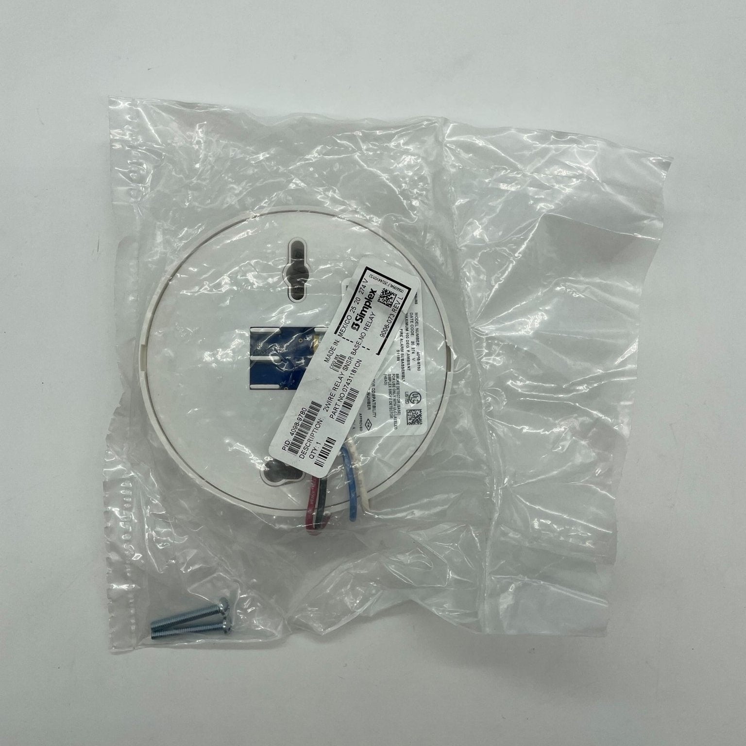 Simplex 4098-9780 base by Simplex, showing a sturdy metal mounting base with detailed components.