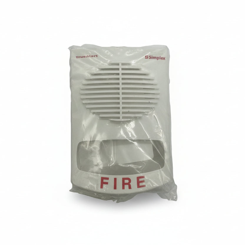 Simplex 4905-9997 fire alarm sensor with ULC certification, mounted on a ceiling in a safety system setup.