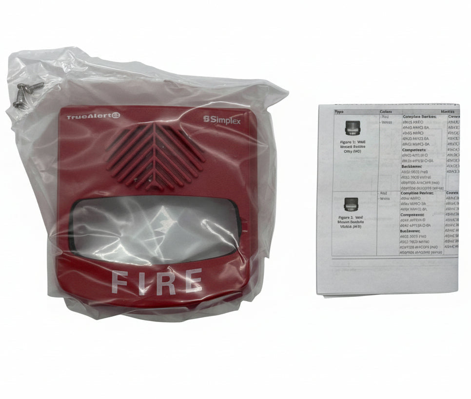 Simplex 49AVC-WRFIRE-O cover, weather-resistant protective cover for fire alarm equipment, by Simplex.