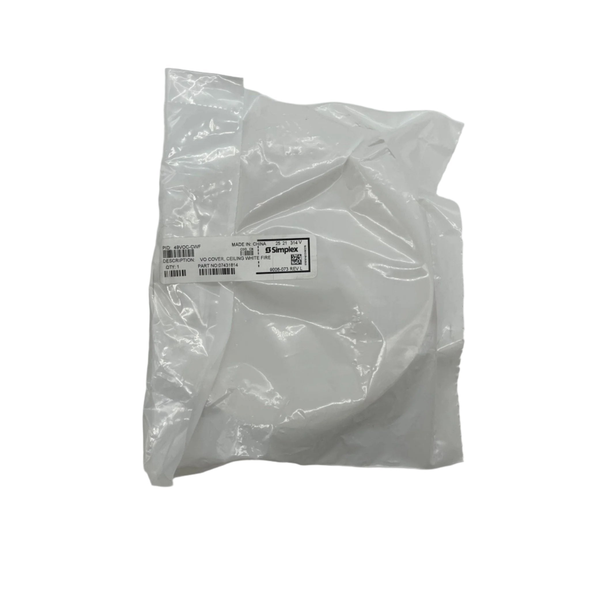 Simplex 49VOC-CWF cover designed for equipment protection, featuring a durable, weather-resistant material in a professional finish.