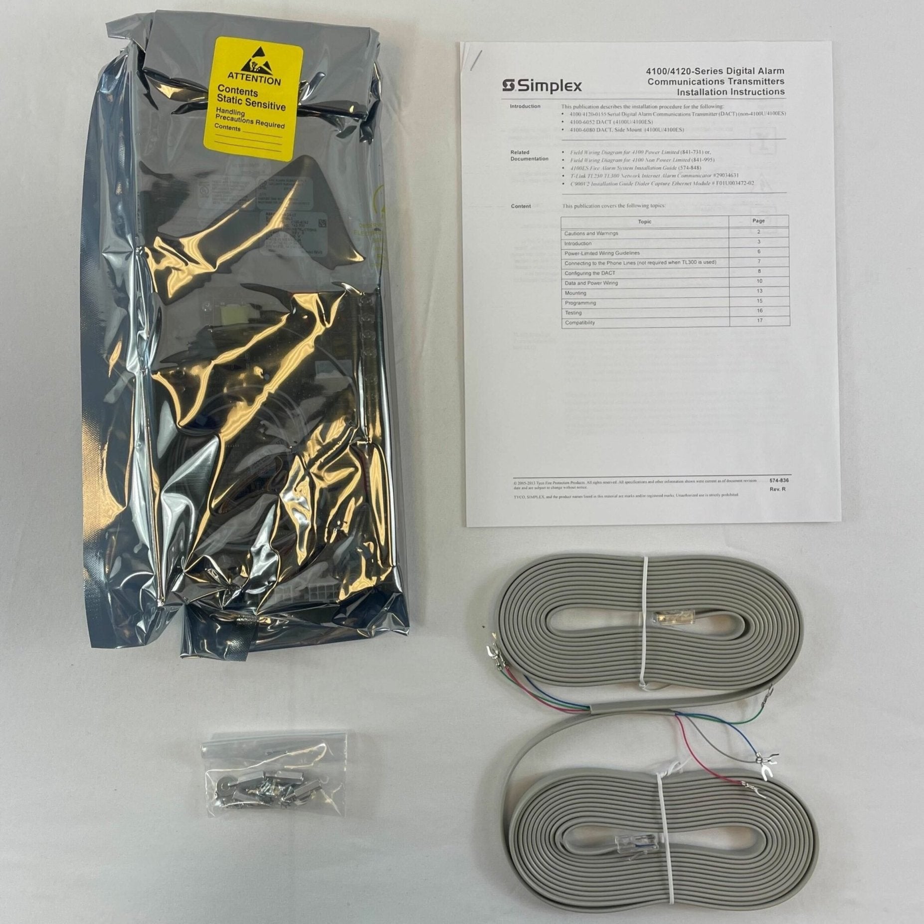 Simplex 4100-6052 fire alarm system sensor with ULC certification, used in commercial fire safety applications.