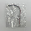 Simplex 733-868 fire alarm device, black, mounted on ceiling, part of Simplex fire alarm system for safety and detection.