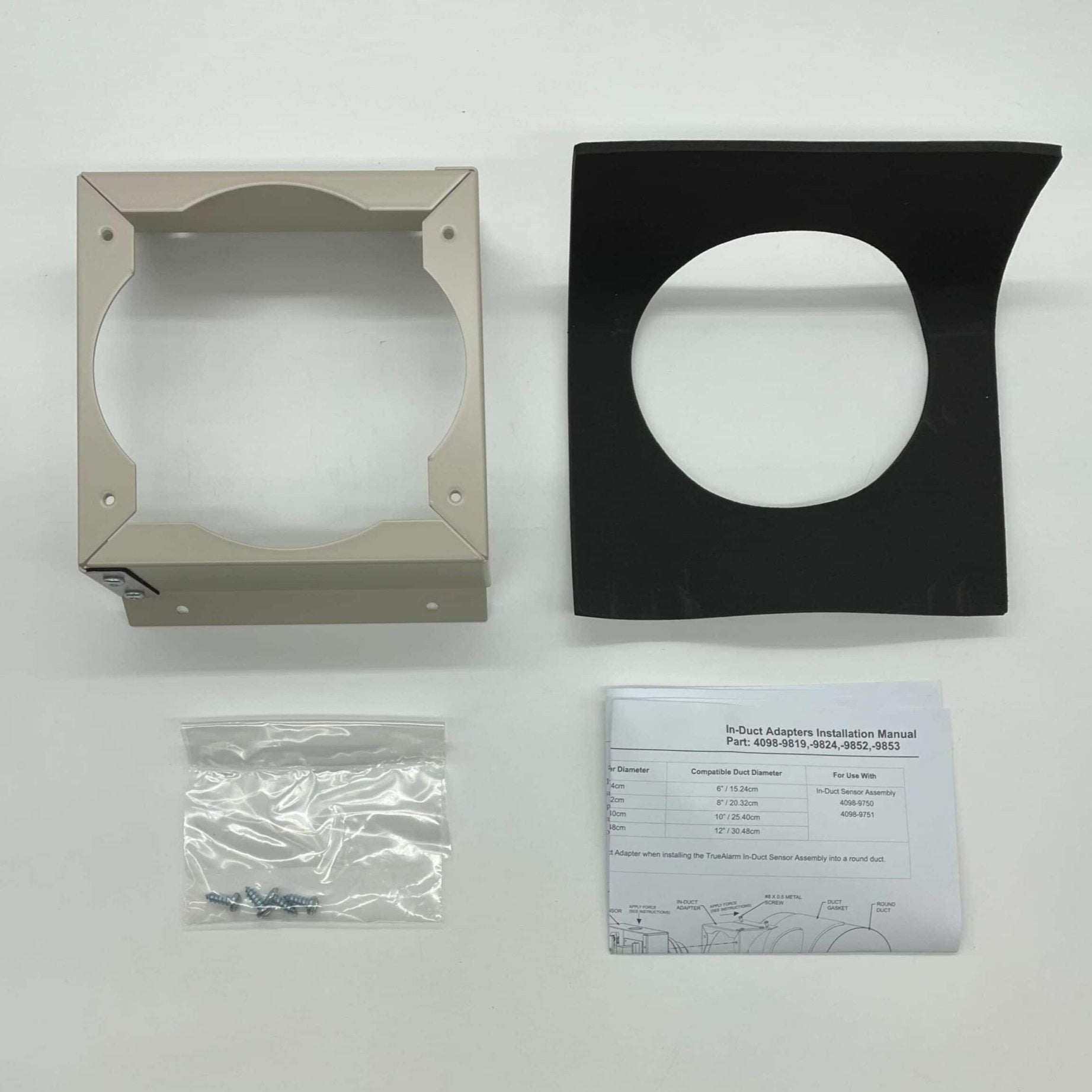 Simplex 4098-9824 fire alarm with white casing and test button, mounted on a wall for fire safety detection.