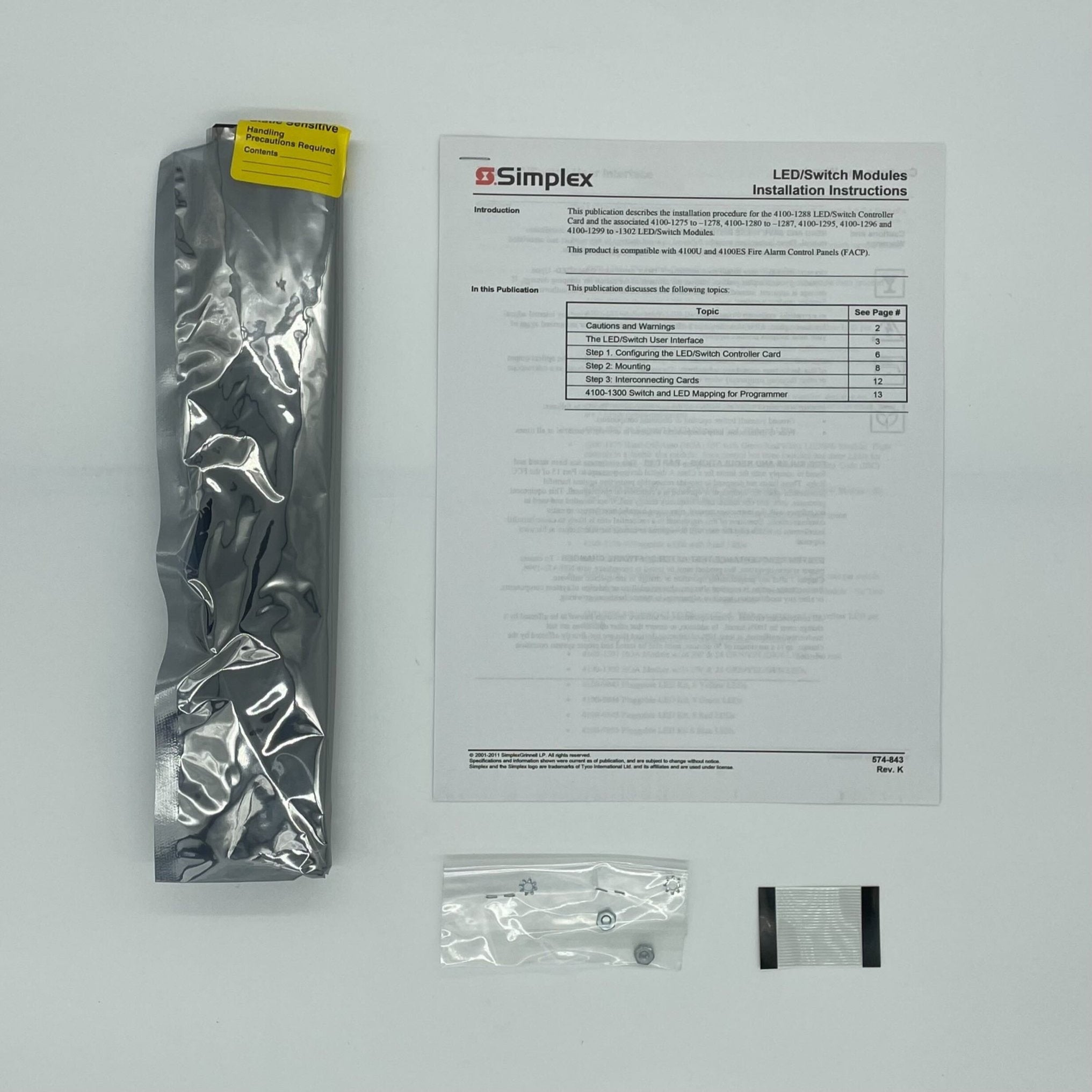 Simplex 4100-1278 fire alarm system with control panel and wiring, designed for building safety and alarm management.