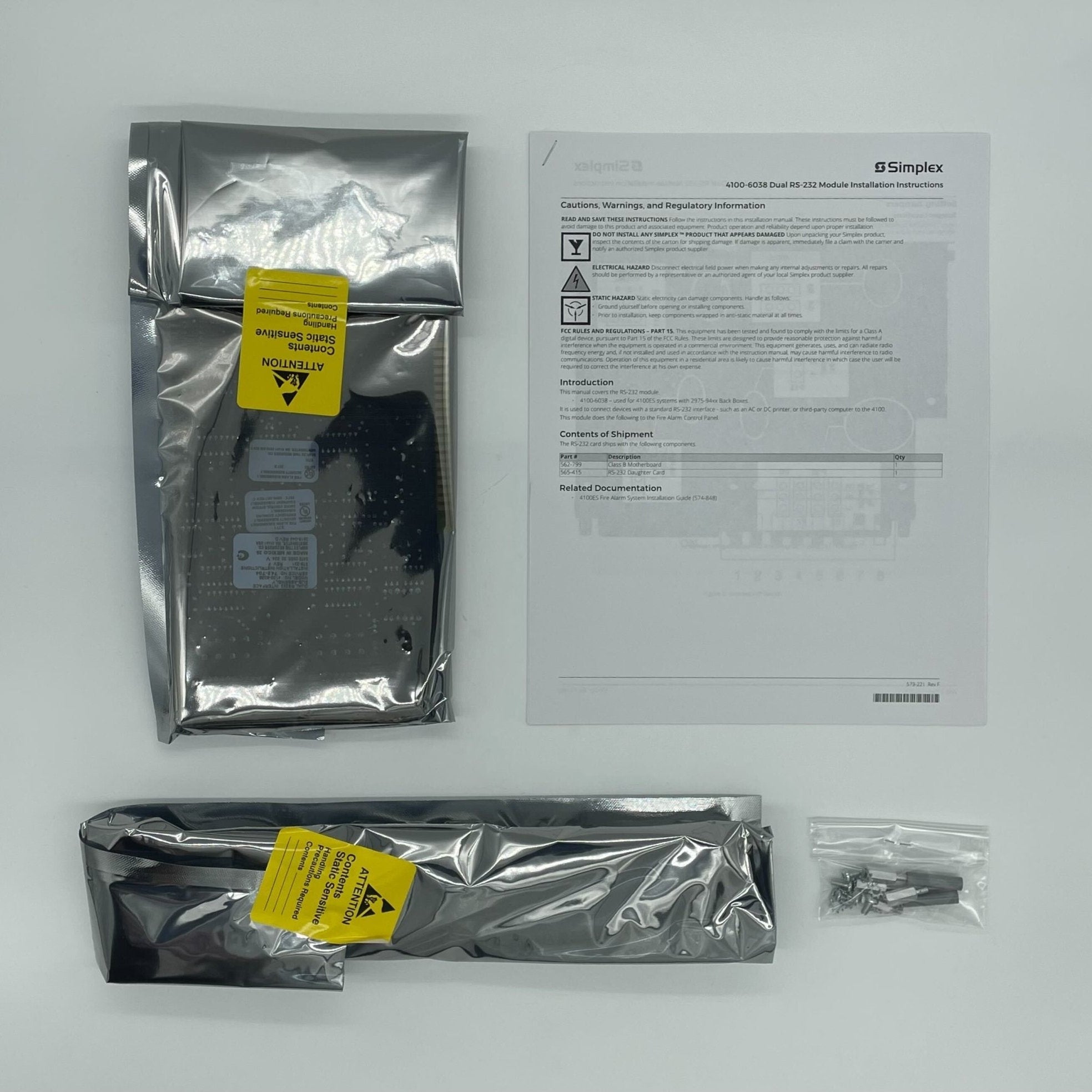 Simplex 4100-6038 fire alarm system sensor with ULC certification, black and white design, mounted on a wall.