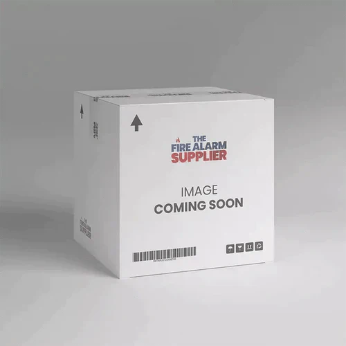 Simplex 59WPBB-WR fire alarm with wall mount, white plastic casing, and electronic detection components.