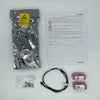 Simplex 743-2265 fire alarm sensor, ULC approved, mounted on wall with wiring, part of Simplex fire alarm system.
