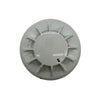 Simplex 4098-5613 heat detector mounted on ceiling, used for fire safety in building systems