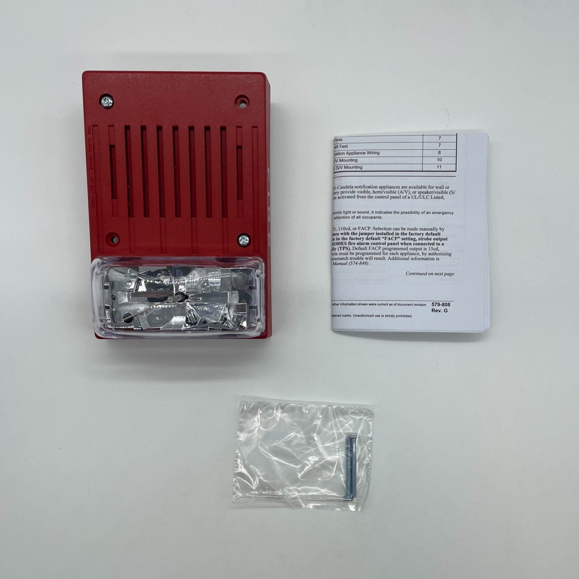 Simplex 4906-9228 fire alarm sensor with ULC certification, mounted on a ceiling in a commercial building.