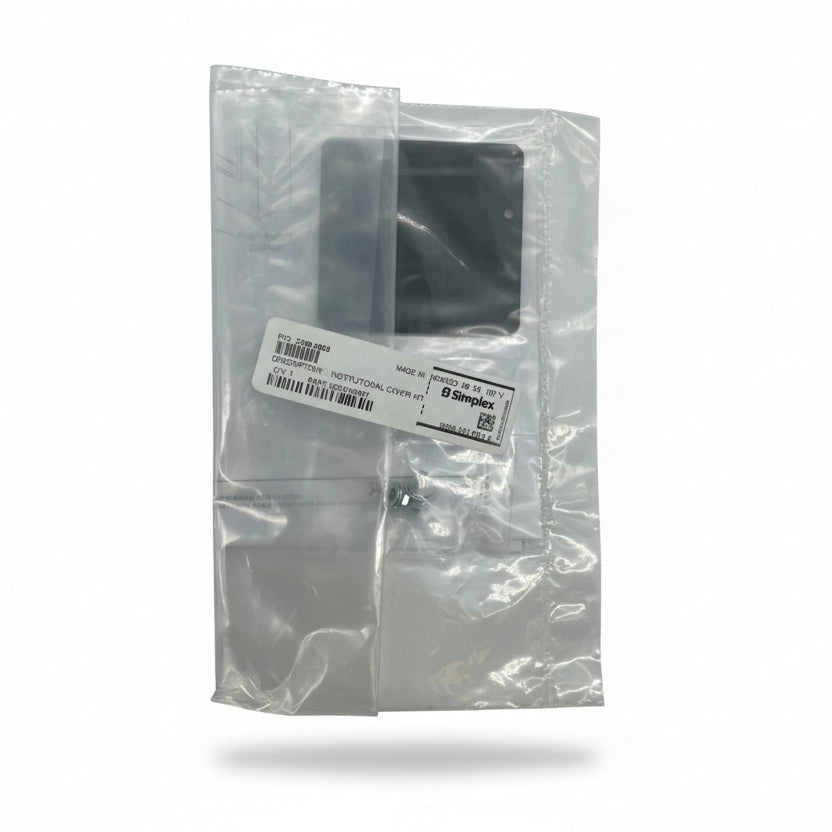 Simplex 2099-9828 fire alarm with alarm bell and wiring, part of Simplex fire alarm system for safety and security.