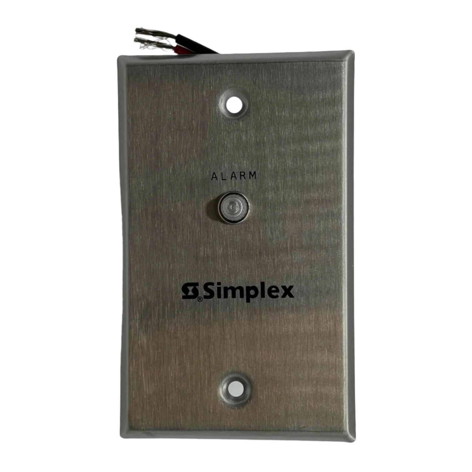 Simplex 2098-9808 fire alarm with sensor and mounting bracket, designed for fire safety in commercial buildings