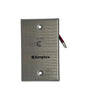 Simplex 4098-9830 fire alarm with alarm sensor and wiring, mounted on a ceiling for fire safety detection.