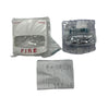 Simplex 4906-9103 fire alarm with white plastic housing and mounting bracket, designed for building safety systems.