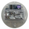 Simplex 49VOH-APPLC strobe light with LED indicator, mounted on a wall, used for emergency warning and signaling.