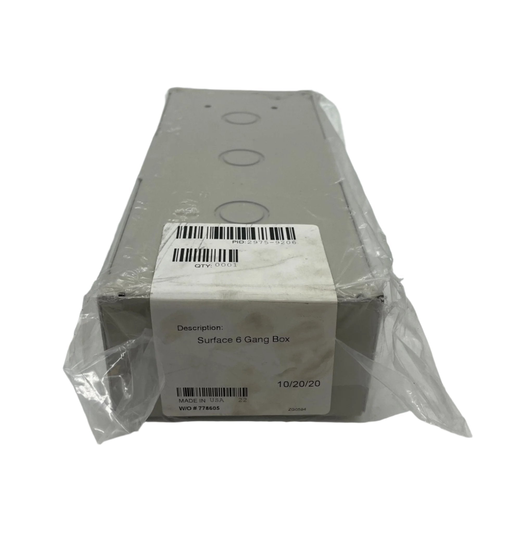 Simplex 2975-9206 fire alarm unit with alarm and sensor, used for building safety and fire detection.