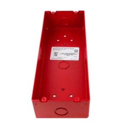 Simplex 2975-9461 fire alarm with white housing and mounting bracket, designed for fire detection and safety.