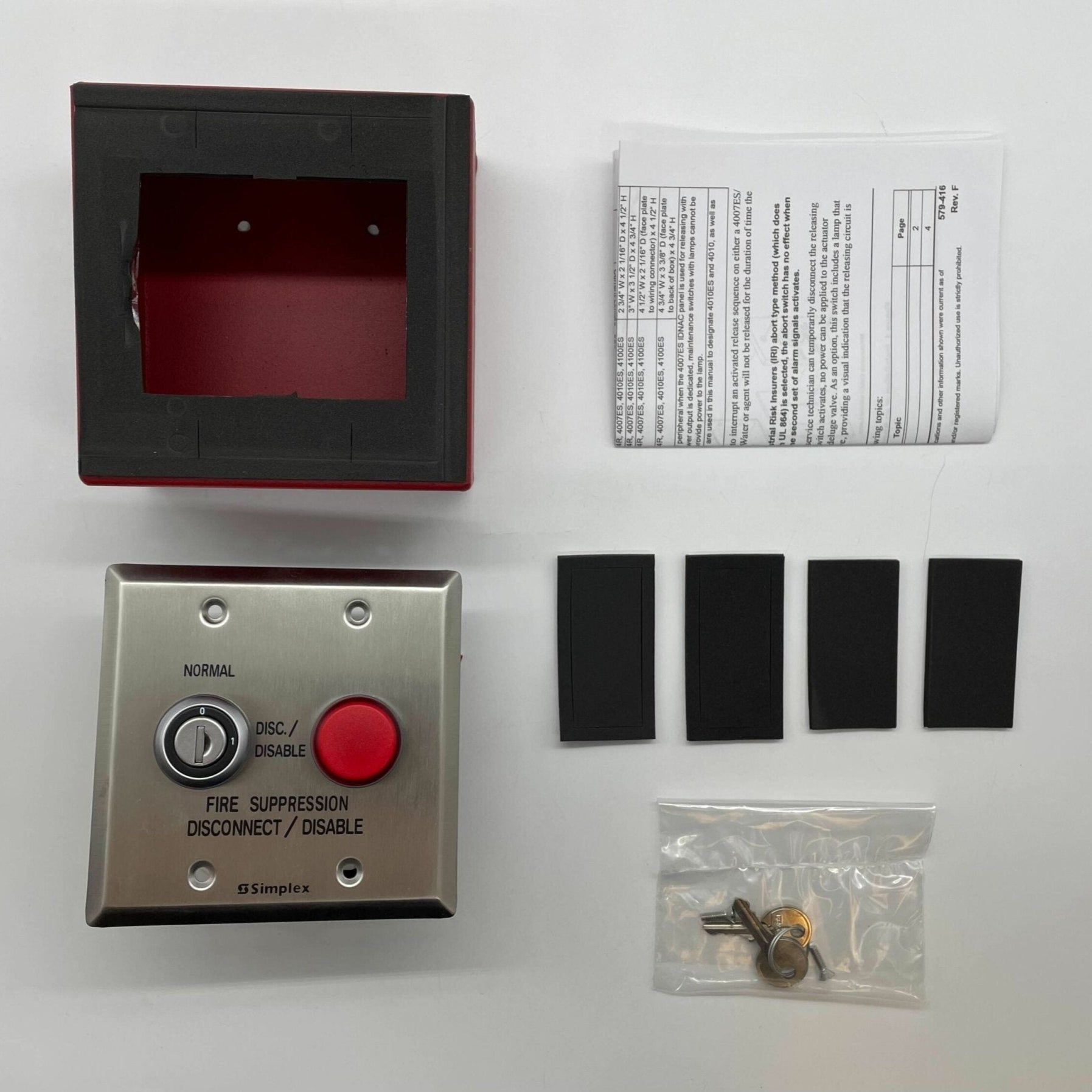 Simplex 2080-9060 fire alarm system with control panel and wiring, designed for building safety and emergency alerting.