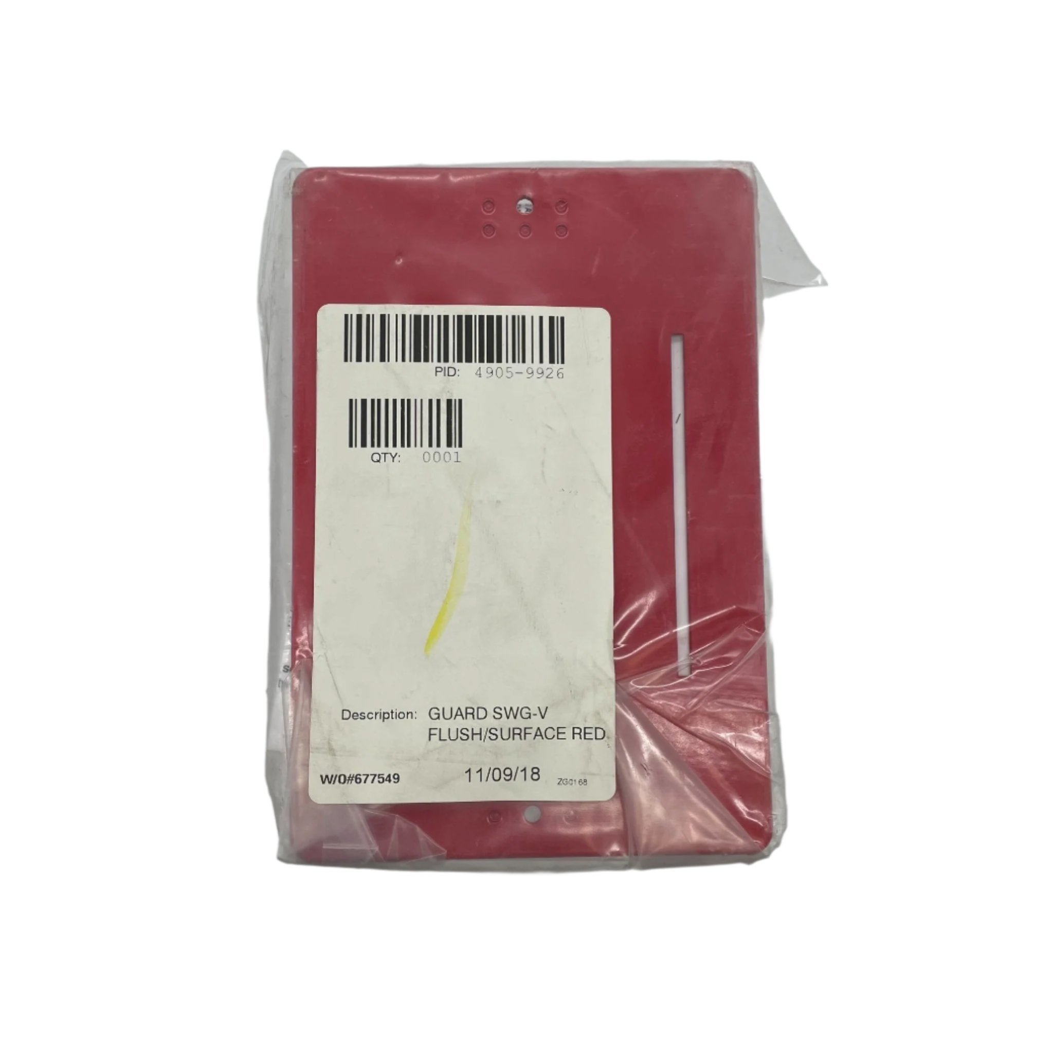 Simplex 4905-9926 fire alarm with white casing and mounting bracket, designed for fire safety systems.