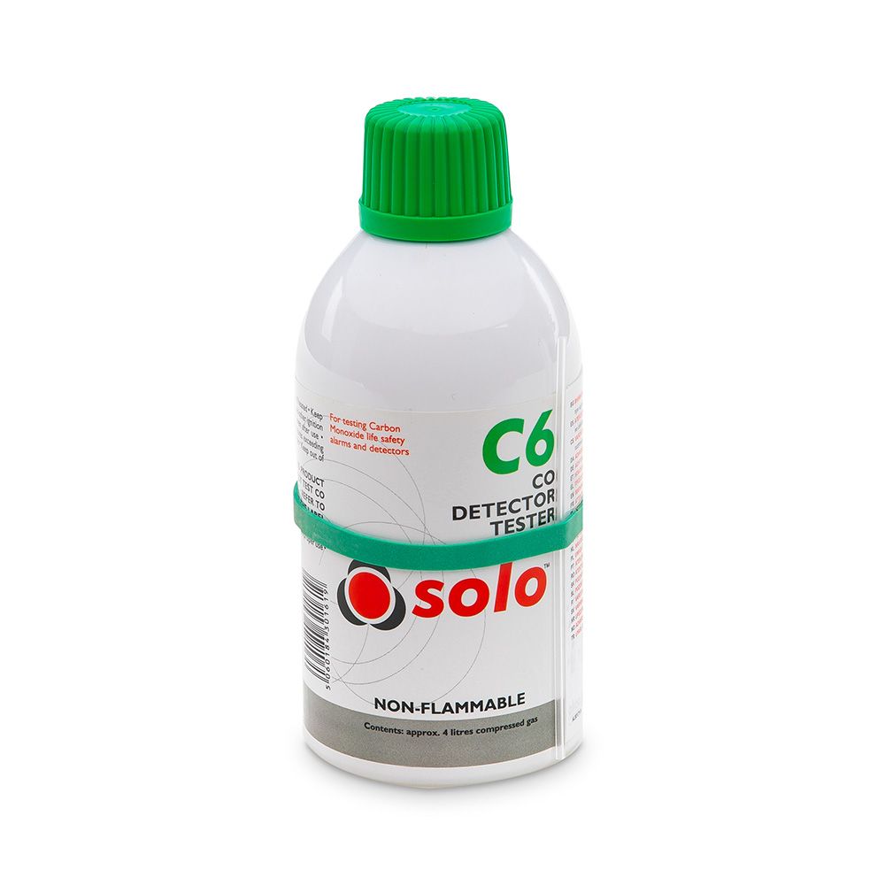 Detector Testers Solo C6 CO Test Aerosol SOLD IN MULTIPLES OF 12 (Hand-held use) (SOLOC6-024)