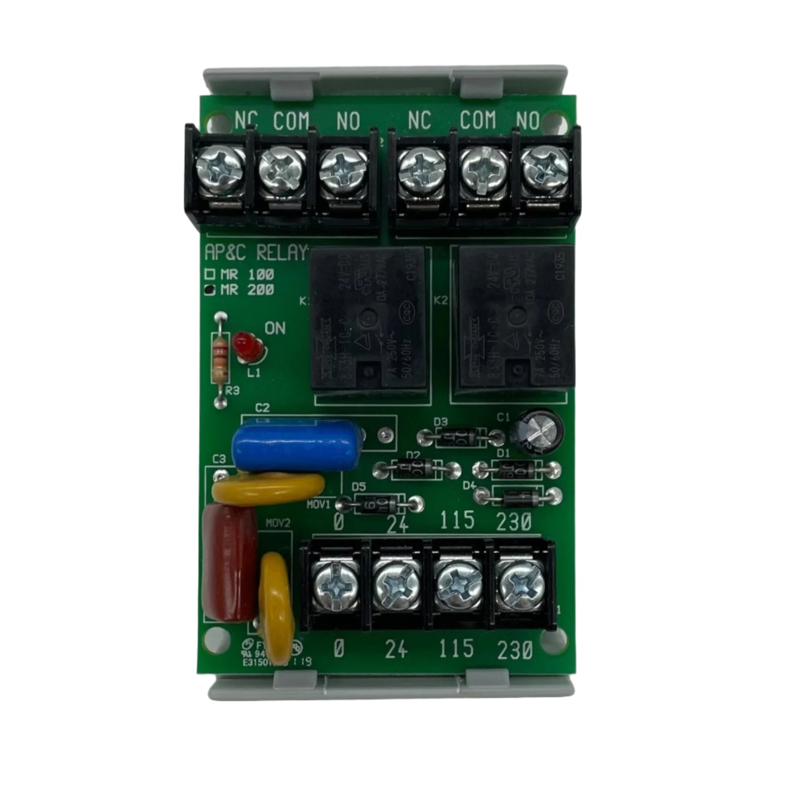 Simplex 2088-9009 relay from Simplex, shown in a close-up image highlighting its electrical contacts and design details.