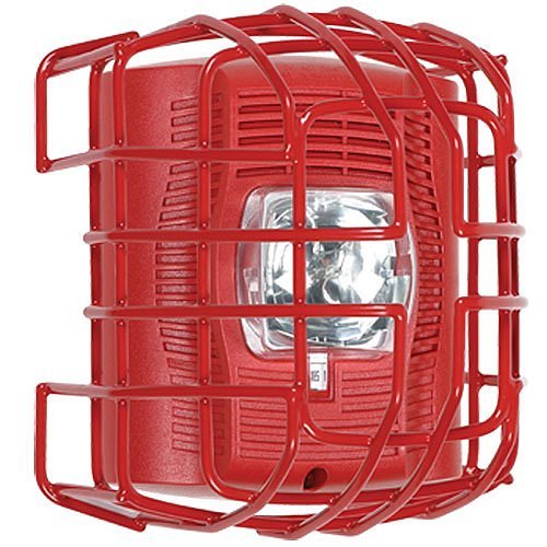 STI-9708-R fire alarm sensor by STI, mounted on ceiling, with wiring visible, designed for fire detection and safety.