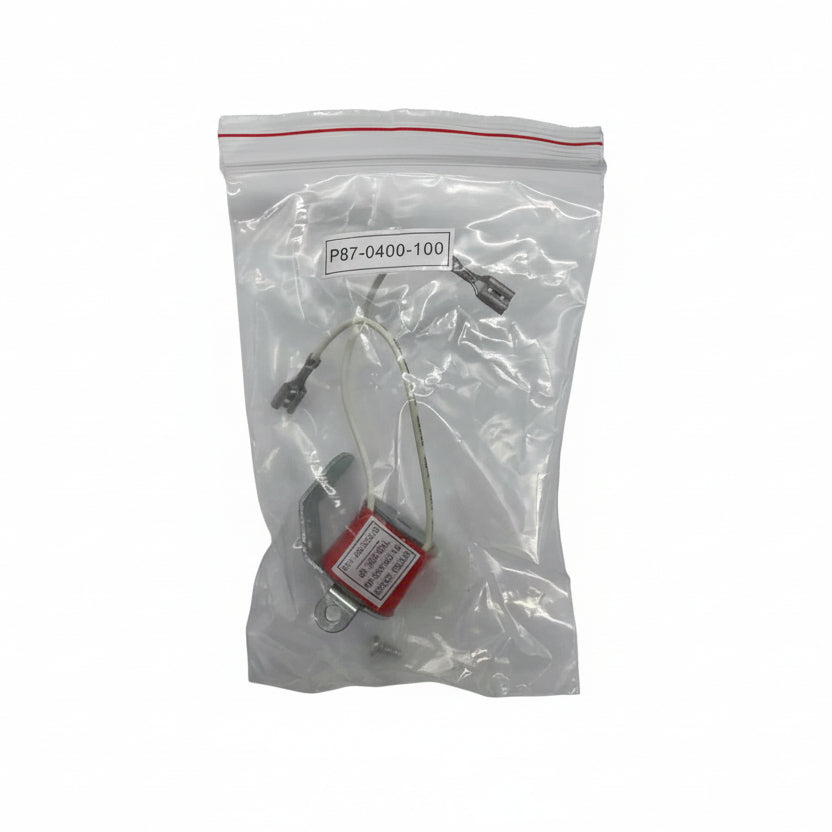 System Sensor ULC DCOIL fire alarm sensor with wiring and mounting components, designed for fire safety systems.