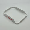 System Sensor BZSPW-PG fire alarm sensor with mounting base, installed on a ceiling in a commercial building.
