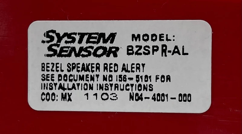 System SensorBZSPR - AL