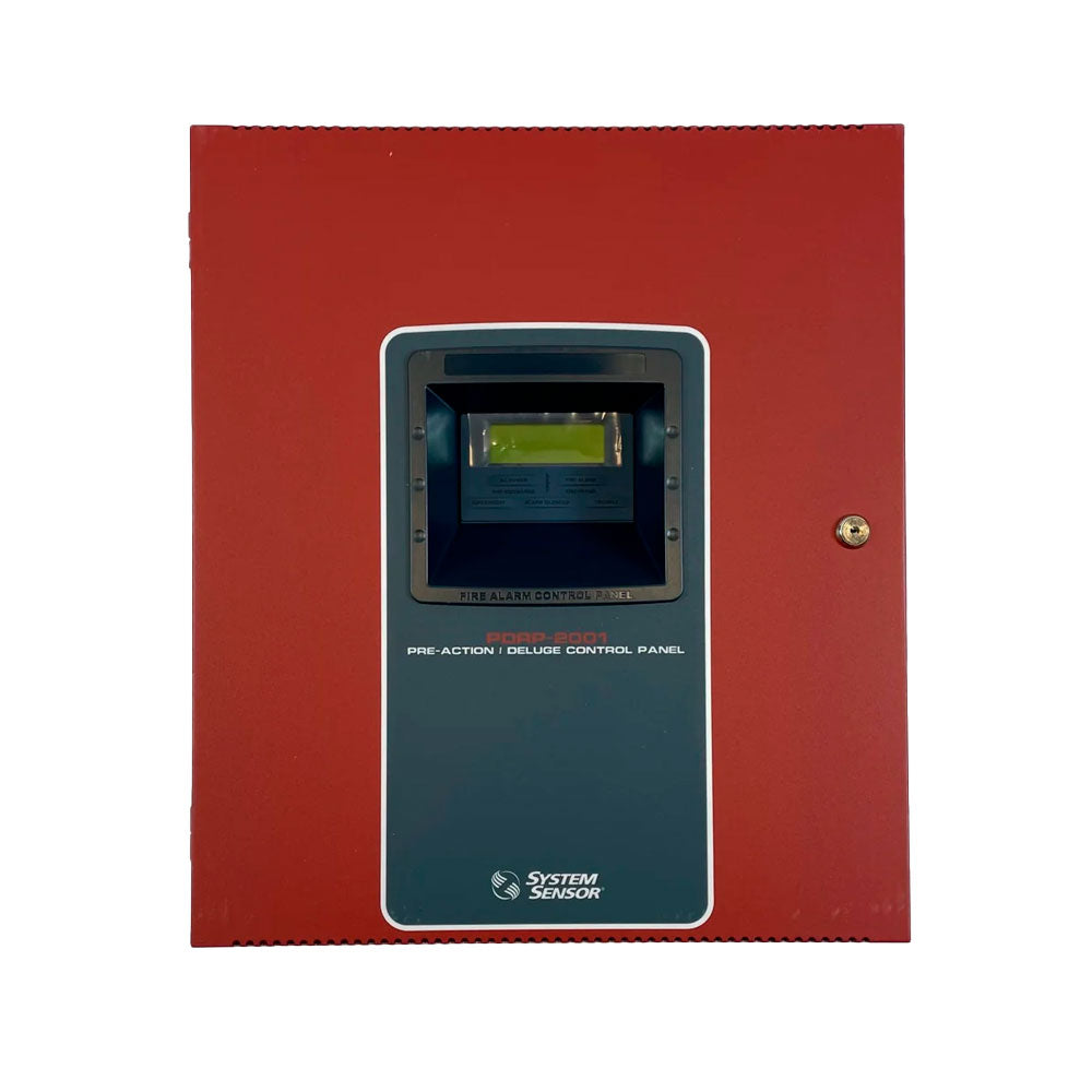 System Sensor PDRP-2001 smoke detector with digital display and alarm indicator for residential safety.