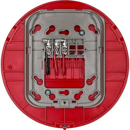 System Sensor ULC WAV-CRL fire alarm with test/silence buttons and LED indicator, designed for safety and compliance.