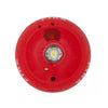 System Sensor PC2RLED emergency LED strobe light with red lens, designed for fire alarm systems and safety signaling.
