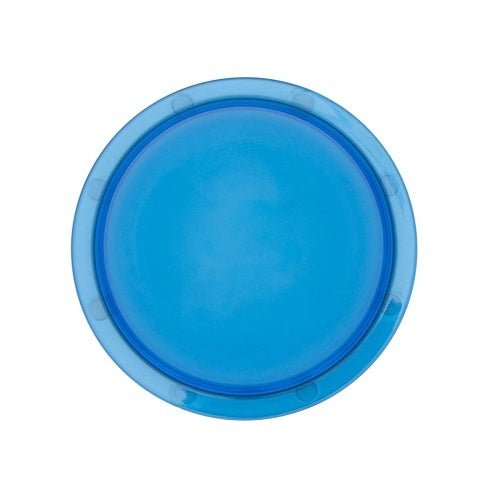 System Sensor LENS-B3 sensor with protective lens, mounted on a ceiling for fire detection and alarm system.