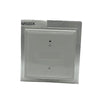 System Sensor M500X smoke detector with Jem Systems Canada label, mounted on ceiling, showing white circular design.