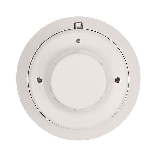 System Sensor 2WT-B wireless temperature sensor with digital display and mounting bracket for HVAC and alarm systems.