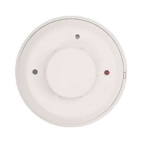 System Sensor 2WTR-B fire alarm with dual smoke sensors and wiring, designed for reliable smoke detection in commercial settings.