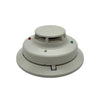 System Sensor 4W-B fire alarm detector with white plastic housing and mounting bracket.