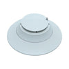 System Sensor SS-PTIR heat and smoke detector with infrared sensor, mounted on ceiling for fire detection.