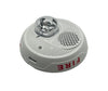 System Sensor PC2WL-LF wireless smoke detector with LED indicator and mounting bracket, designed for fire safety applications.
