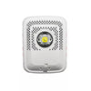 System Sensor SPSWLED LED emergency light with white housing and mounting bracket, designed for fire alarm systems.
